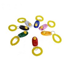 7Pcs Assorted Color Dog Training Clickers Durable and Reusable for Pets
