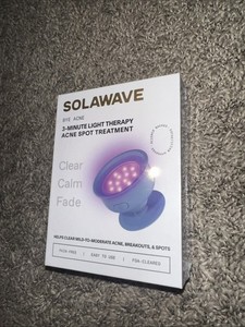 Solawave Bye Acne 3 Minute Light Therapy Spot Treatment Brand New