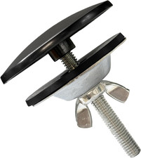 2 Inch Kitchen Sink Hole Cover,Glossy Black Stainless Steel Faucet Hole Cover...