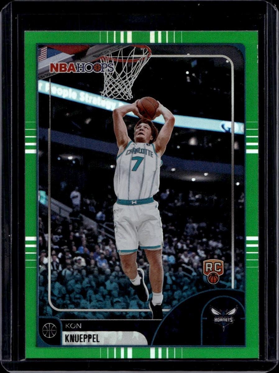2025-26 Hoops #67 Kon Knueppel Green Foil