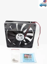 new LY 13525M12S ND1 135mm x 25mm ATX Power Supply Replacement Fan,3pin w/2 Wire