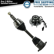 Front CV Axle Drive Shaft  Wheel Hub & Bearing Assembly w/ ABS 6 lug - 4WD 4X4