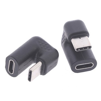 180 Degree Right Angle USB 3.1 Type C Male To Female USB-C Converter Adapter 