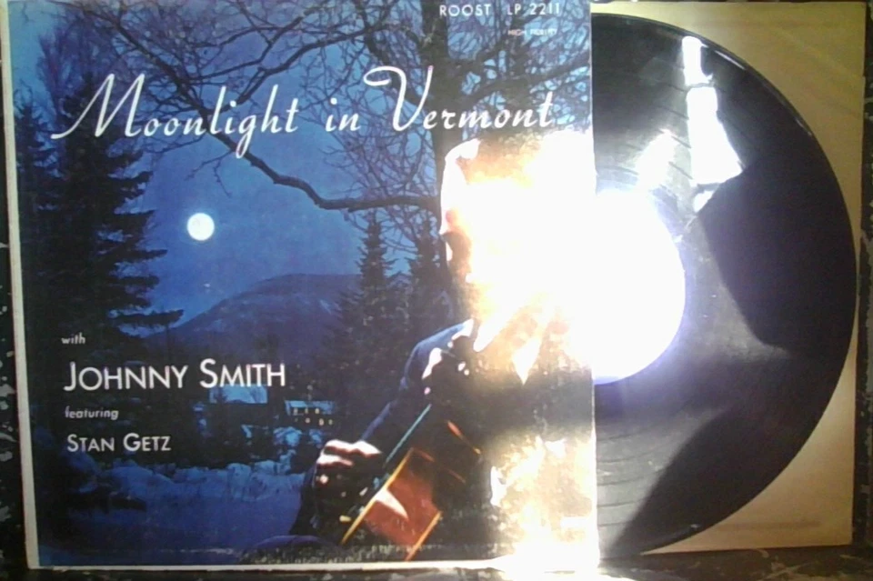 Johnny Smith Quintet Feat. Stan Getz Moonlight In Vermont Roost RLP 2211 1956 LP Foto 2 de 3