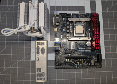 ASRock H310CM-HDV/M.2 Motherboard - Intel i3 9100f - Gskill Ripjaws ddr4 8gb 2x4
