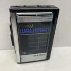 Sony Walkman WM-F41 AM/FM Cassette Player *New Belts* *Cleaned* *Works*