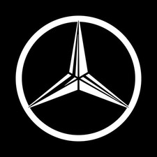 Mercedes-benz Logo Vinyl Decal Car Window Laptop Sticker Mercedes-benz Logo Vinyl Decal Car Window Laptop Sticker