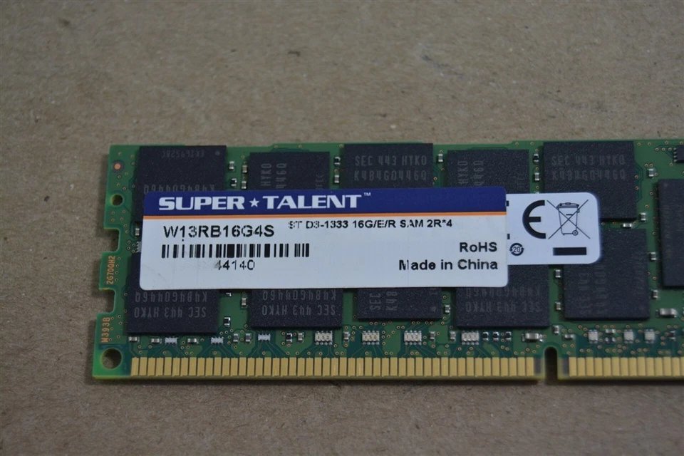 SUPER TALENT W13RB16G4S Server Memory 16GB DDR3 SDRAM ECC - Image 3 of 3