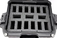 Custom precut Collectors Overbuilt 15 knife foam insert fits your Nanuk 908 case