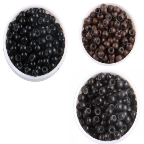 Hair Extension Bead Ring NANO 1000 Silicone Lined PREMIUM QUALITY 3mm x 1.5mm - Picture 16 of 17