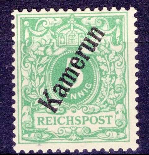 GERMANY CAMEROON, YV # 8, M NO GUM
