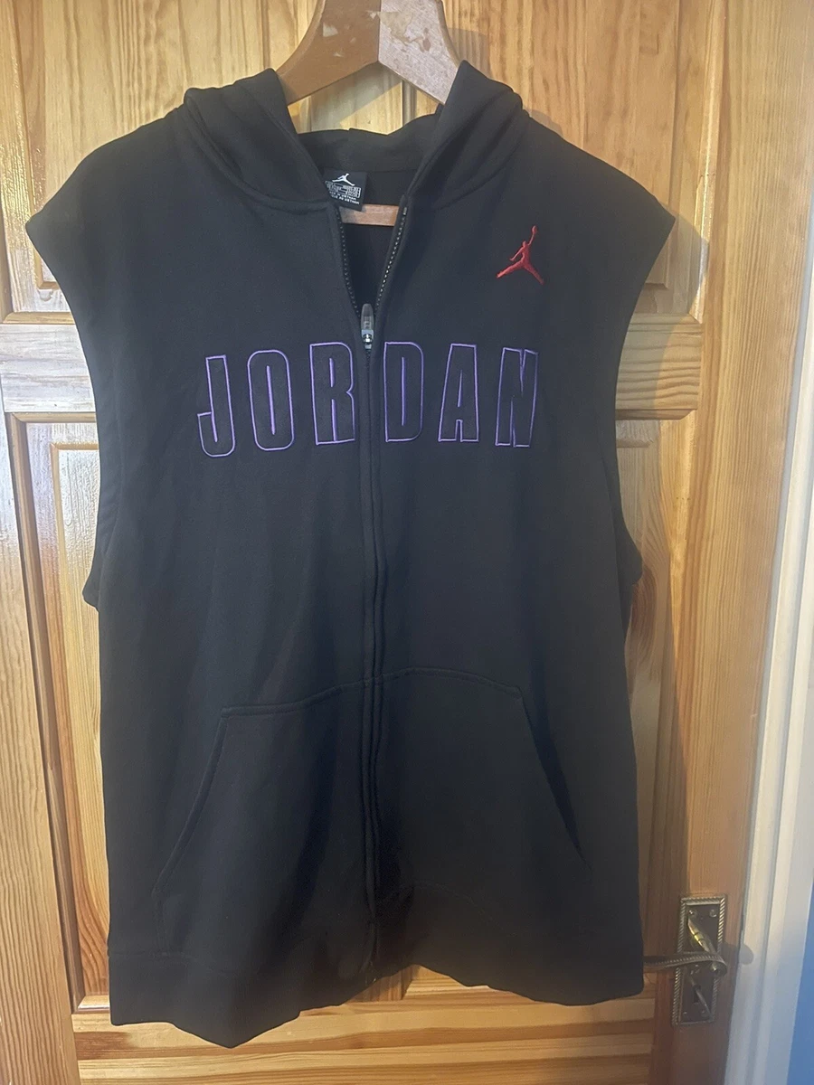 Jordan sleeveless sales hoodie mens