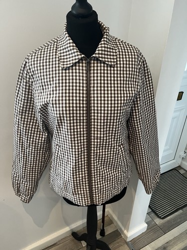 Tommy Hilfiger Golf Gingham Bomber Vintage Full Zip Jacket Size L/40 - 第 1/4 張圖片