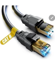Cat 8 Ethernet Cable, 10ft Heavy Duty High Speed Internet Network Cable, Profess