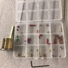 6 Pin "Pin Your Own" Lock Cylinder. Sargent Keyway Includes Pins Springs and Kit