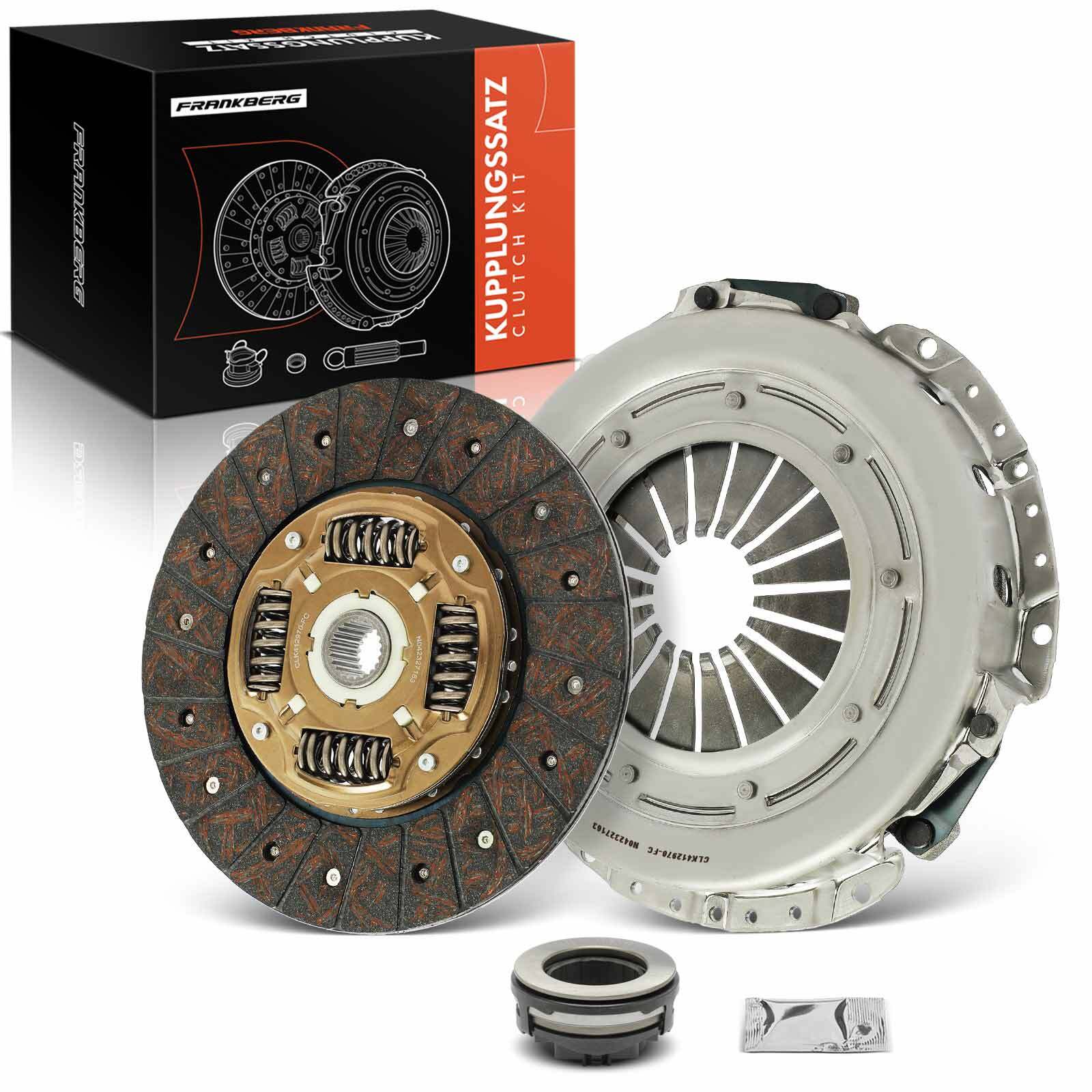 FRANKBERG Clutch Kit (Cover+Plate+Releaser) for LDV Convoy Ford Transit E 2.5 DI