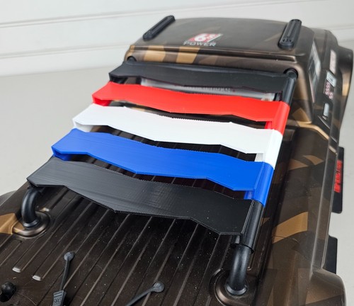 Custom ARRMA Infraction 1/7 Street Bash Truck Louvers - Muscle Car Aesthetic - Picture 33 of 39