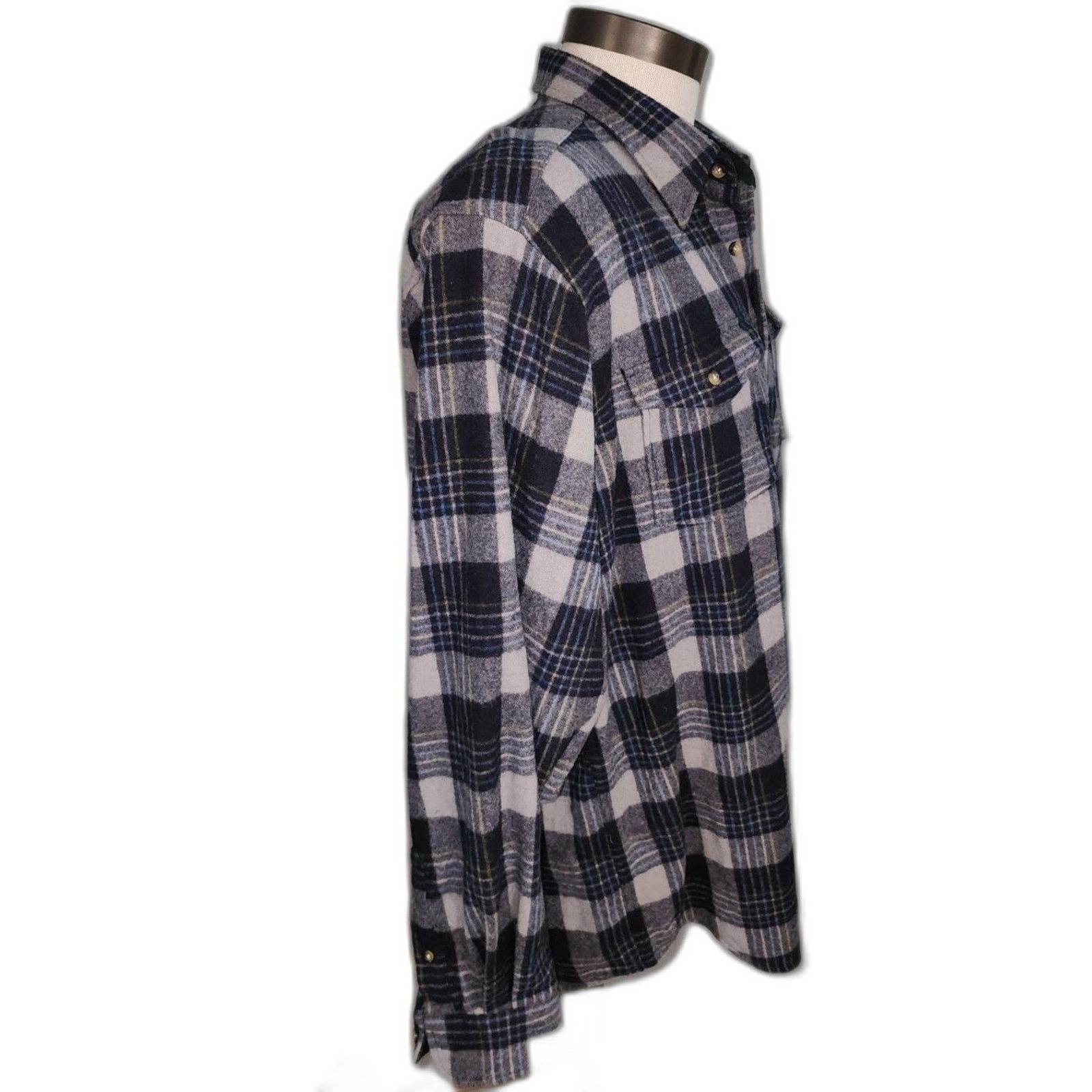 Pendleton Plaid Wool Flannel Button Up Shirt Size… - image 4