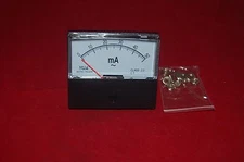 AC 50mA Analog Ammeter Panel AMP Current Meter 0-50mA 60*70MM directly Connect