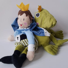 Ikea Prinz und Frosch Kvack zum Wenden Plüschtier Stofftier Kuscheltier