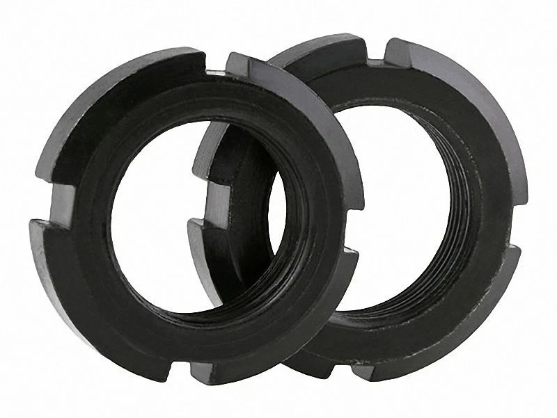 Links Feingewinde Kontermutter Nutmutter Sicherungsmutter M10 - M60 wählbar - Bild 4 von 4