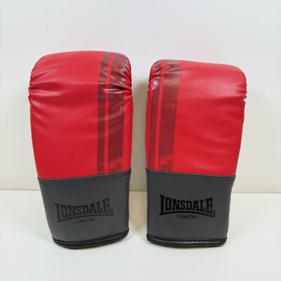 Lonsdale Boxhandschuhe Rot Erwachsene Größe L / XL