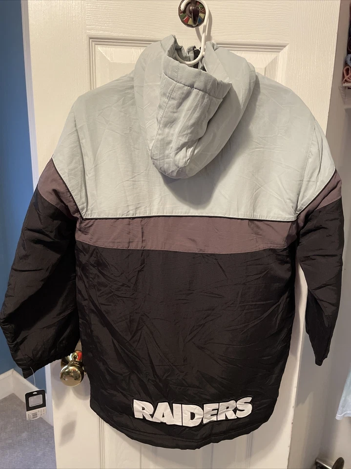 Chaqueta de invierno Las Vegas Oakland Raiders Reebok para niños talla grande Foto 2 de 2