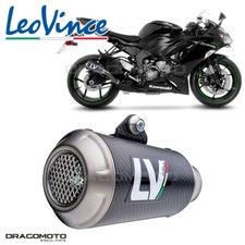 KAWASAKI ZX-6 R 600 Ninja 2009-2016 Scarico Leovince Carbonio LV-10 RC 15233CU