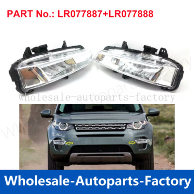 Pair L & R Front Fog light Lamps For 2015-2019 Land Rover Discovery Sport LR05