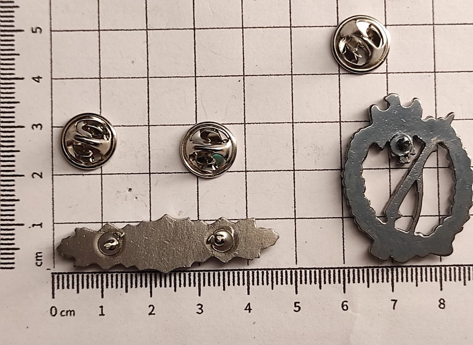 2er SET: PIN/Anstecker: Nahkampfspange/Infanterie Sturmabzeichen (Militaria) - Bild 3 von 4