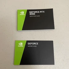 NVIDA GeForce RTX3090  Quick start guide and support guide books ONLY