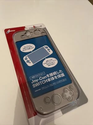 NEUF NEW coque de protection nintendo switch étui housse case transparent noir