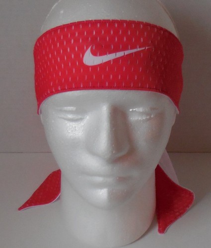 Nike Dri-Fit Head Tie Reversible Men Bright Crimson/White/White - Picture 3 of 10