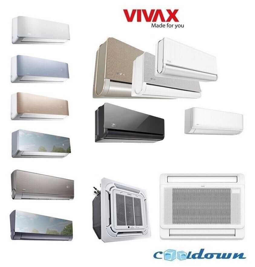 VIVAX 3 x 9000 BTU Multisplit V Design GRAY MIRROR mit WIFI 