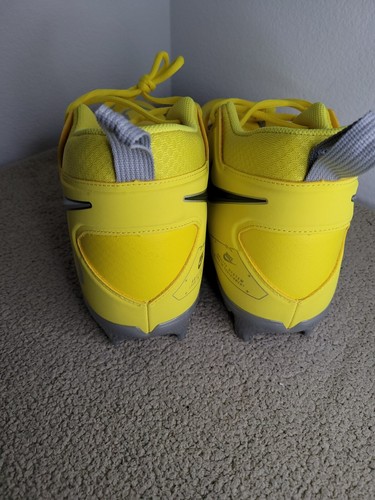 NEW Nike Alpha Menace Pro 3 Men 15 Wide Oregon Yellow Football Cleats DH3358-701 - Picture 6 of 13