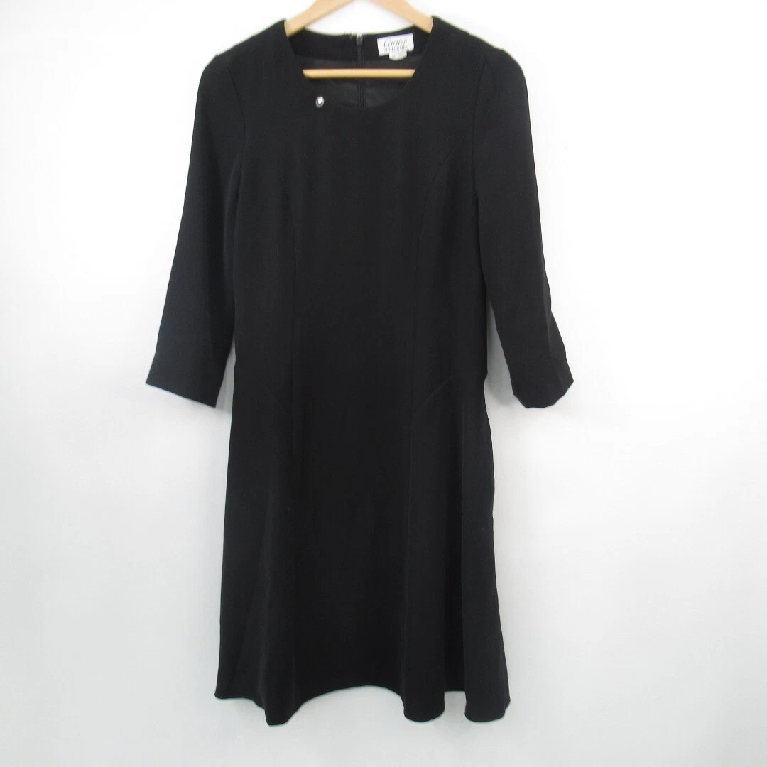 Smart casual clearance black dress