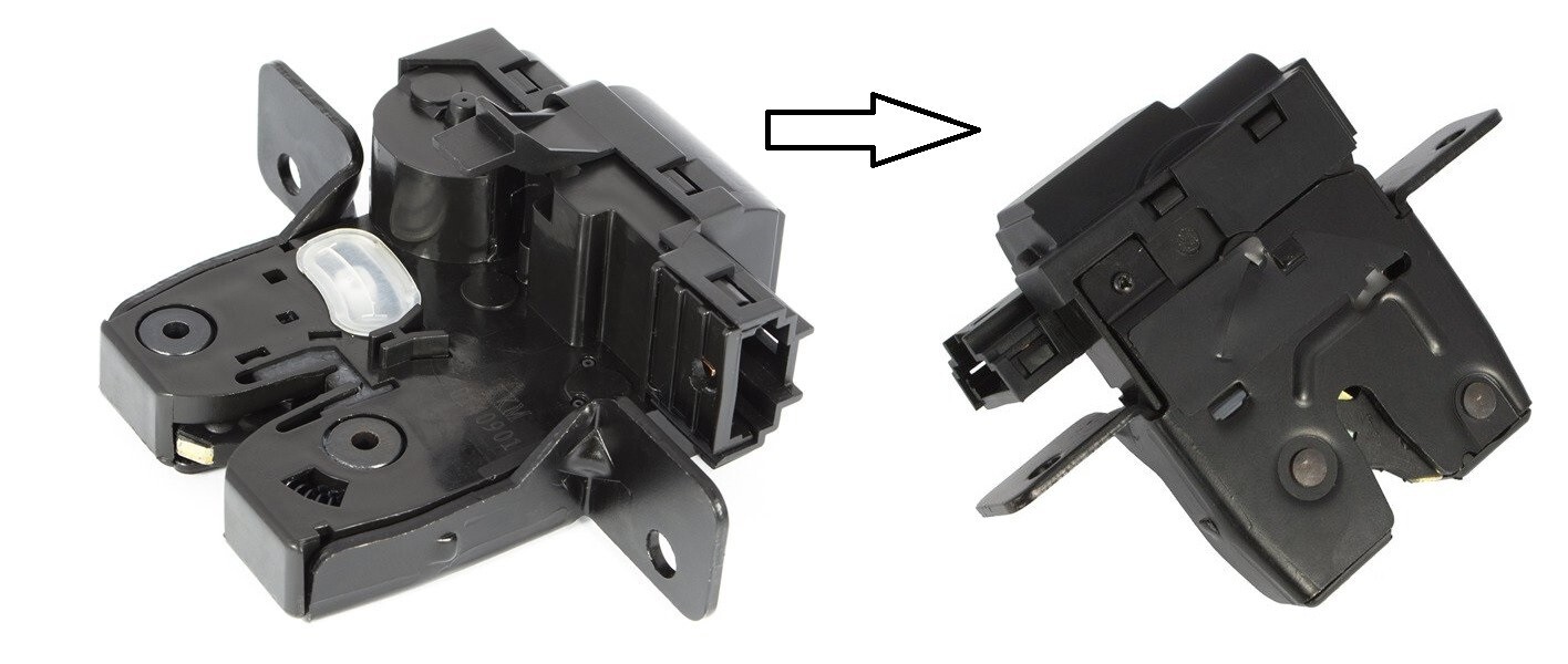 Serrure de coffre arrière pour Renault Clio 3 et Megane 2