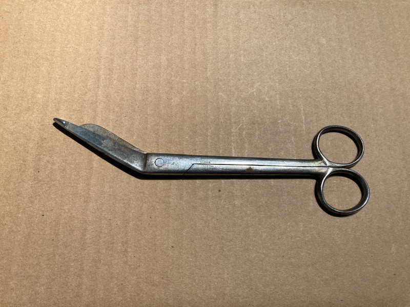 Vintage Bandage Scissors 8” Stainless Surgical Medical Made in Pakistan