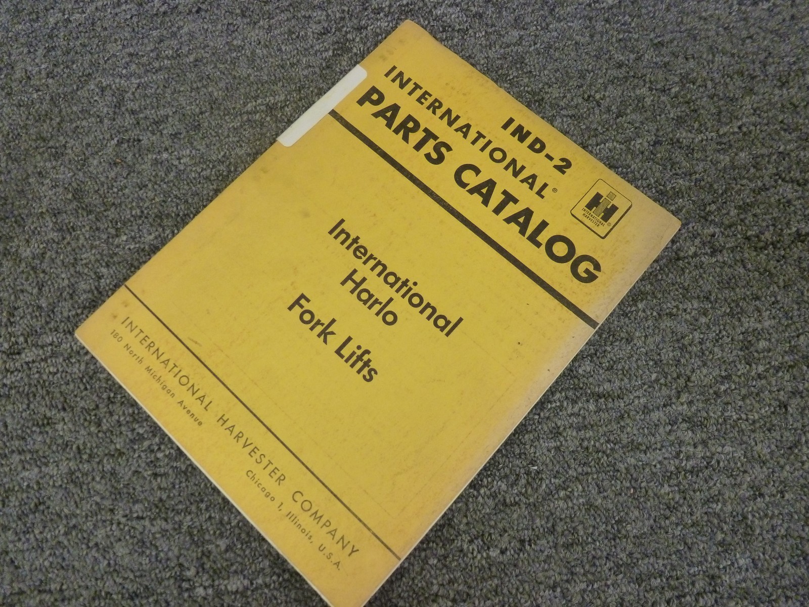 International IH Harlo F4610 R4610 HR4612 Forklift Parts Catalog