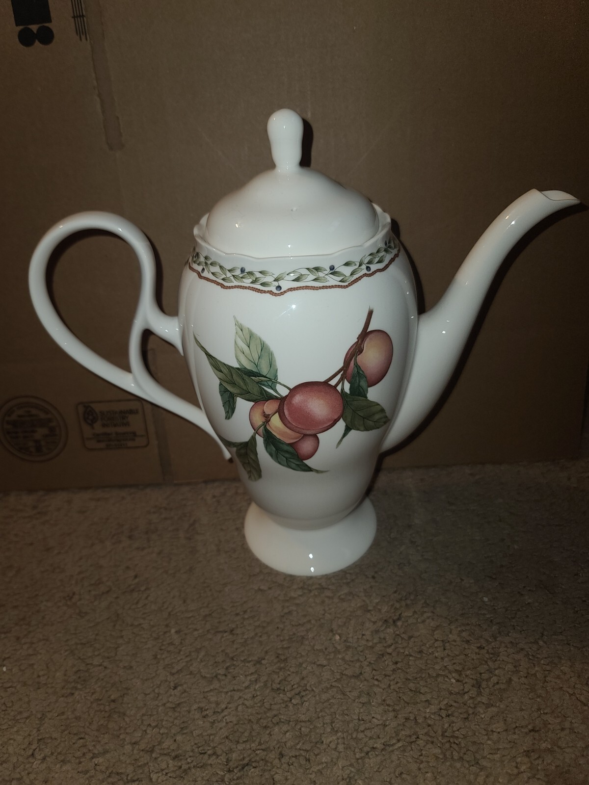Noritake Royal Orchard Tea/Coffee Pot eBay