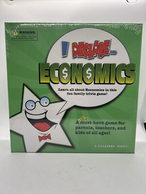 I Declare Economics - Family Finance Board Game - New - Sealed