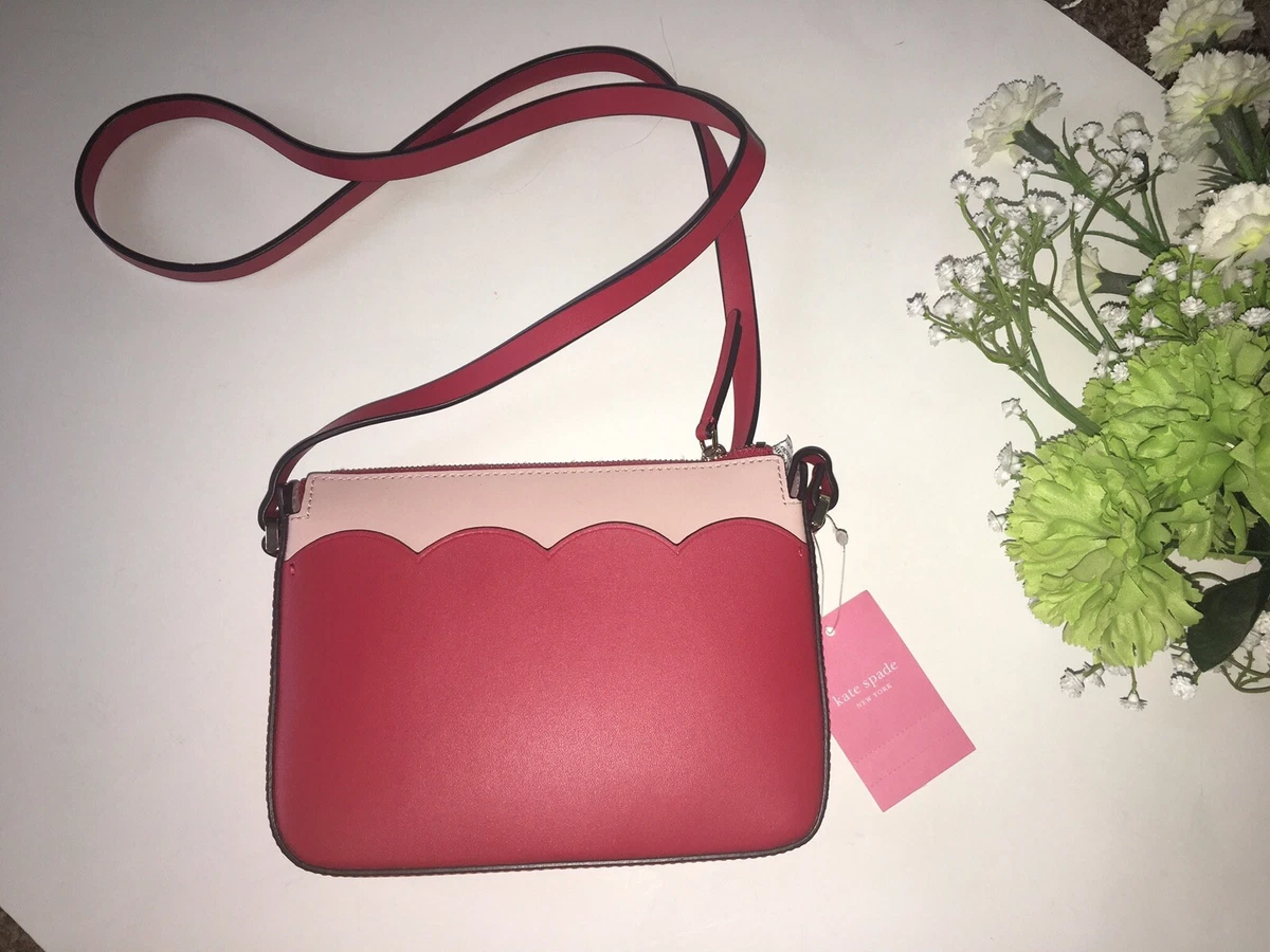NWT Kate Spade Magnolia Street Small Top Zip Crossbody Bag Hot chili