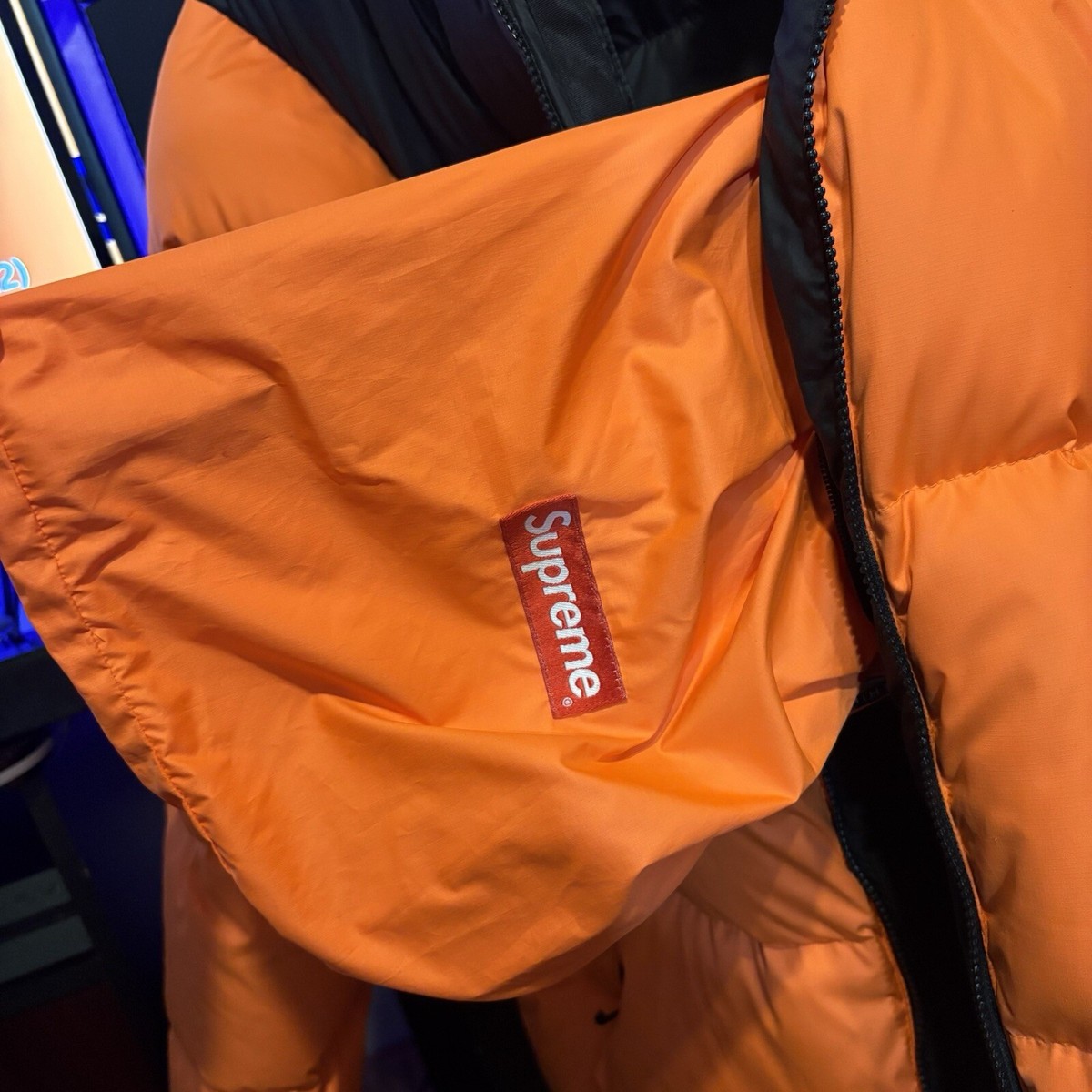 SUPREME x THE NORTH FACE NUPSTE JACKET ORANGE SZ XL F/W 2016