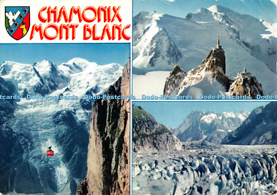 D101367 Chamonix Mont Blanc. Combier Imp. Macon. Cim. Multi View. 1982