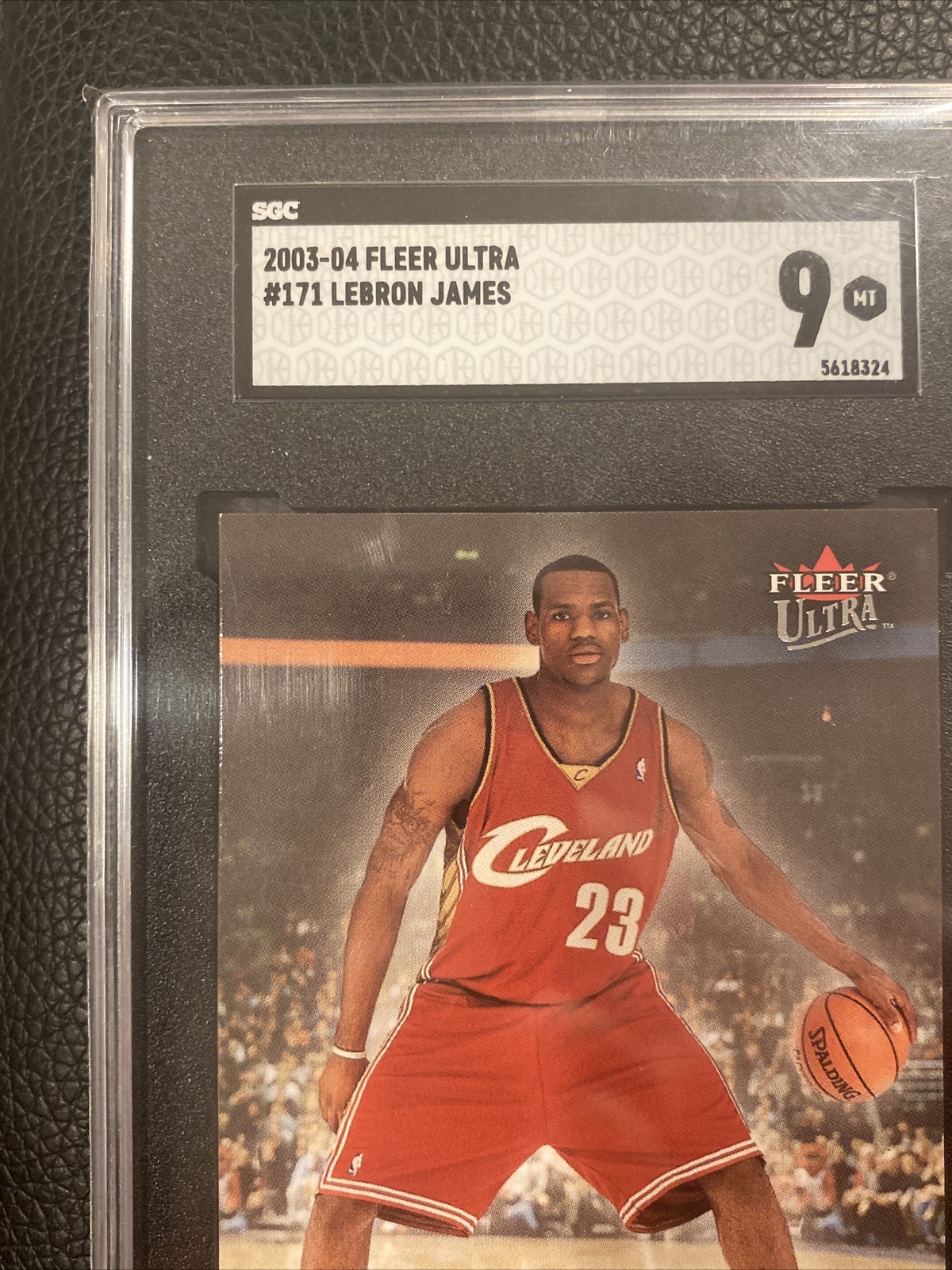 2003-04 Fleer Ultra Lebron James Rookie Card SGC 9 #171 | eBay