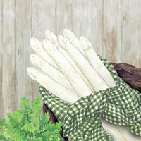 Servietten 20 Serviettentechnik Fresh Asparagus Spargel Ambiente 33 X 33