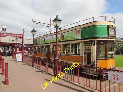 Foto 12x8 Spic and Span Straßenbahnwagen an Seaton Electric Tramway Station c2015