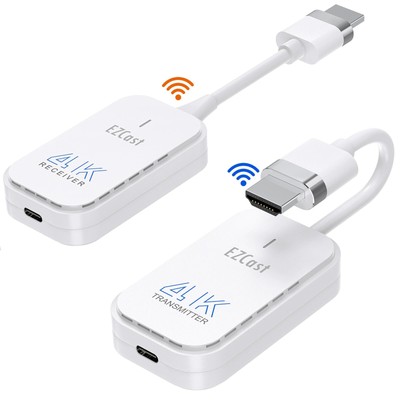 Wireless HDMI Transmitter and Receiver 4K, ANGEET 1080P@120Hz Streaming Media...