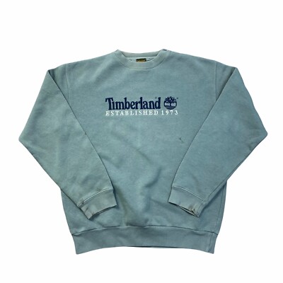 VINTAGE TIMBERLAND MENS GREEN BIG LOGO 