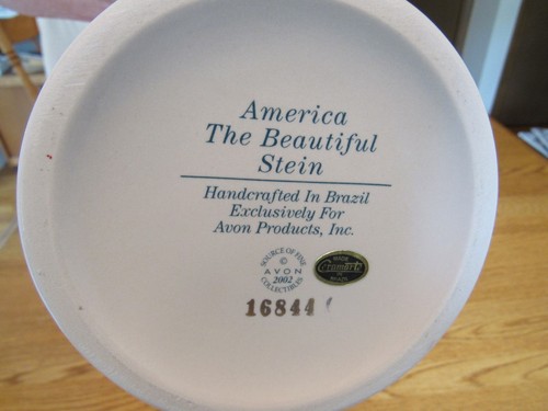 Avon America The Beautiful Stein - 2002 - Picture 9 of 12